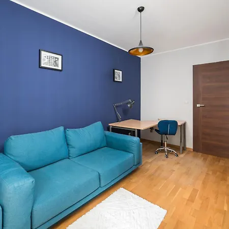 Metro Wilanowska Blue Apartment Varsovia Exterior foto