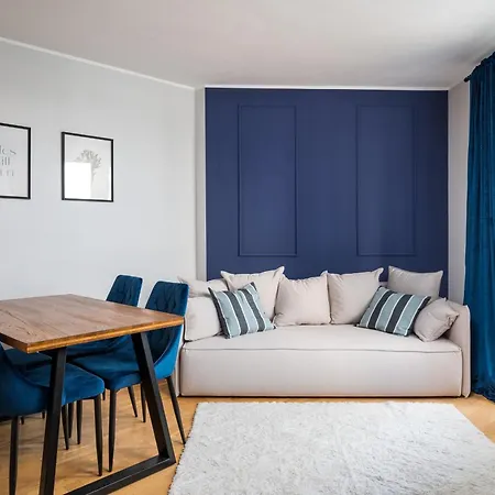 Metro Wilanowska Blue Apartment Varsovia Exterior foto