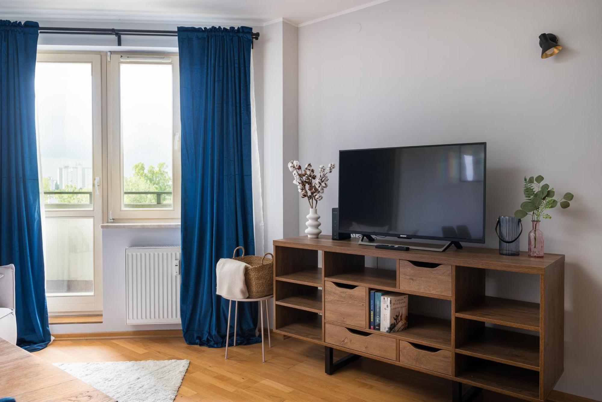 Apartamento Metro Wilanowska Blue Varsovia