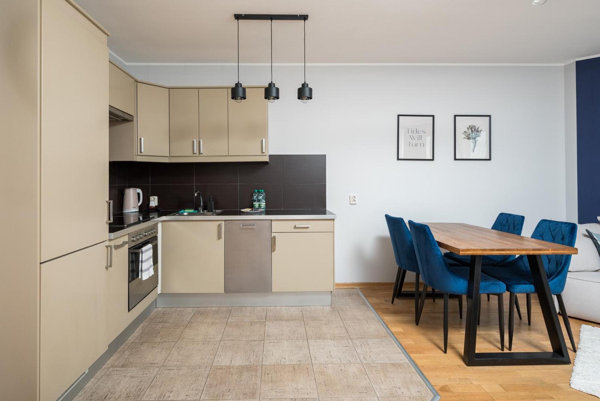 Apartamento Metro Wilanowska Blue Varsovia